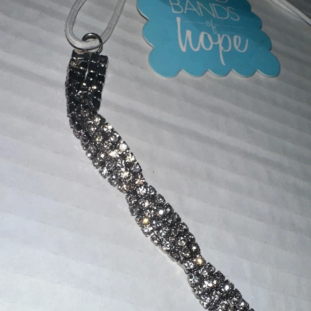 Silver Rhinestone Headband - Headbands of Hope‎
